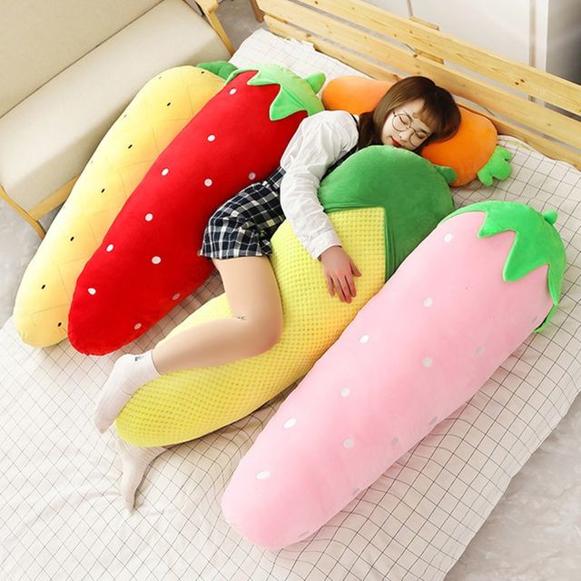 임신 한 몸 목 베개 침대 베개에 대 한 만화 긴 잠자