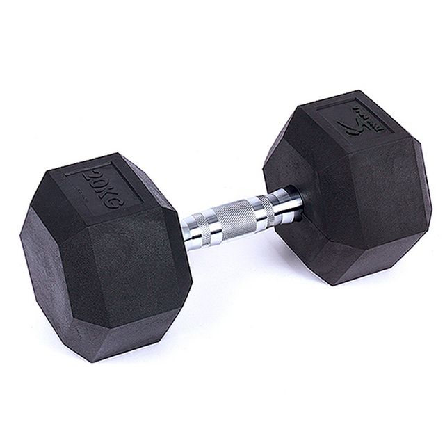 PEV 육각 아령 20kg 단품1개 덤벨
