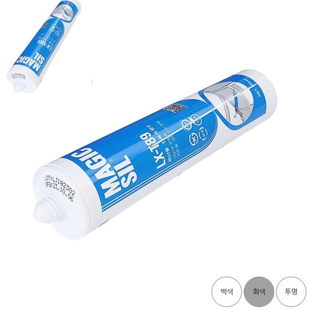 오성 매직씰 렉산용 건축용 실리콘 270ml 외벽실리콘 누수실리콘 보수실리콘 방수