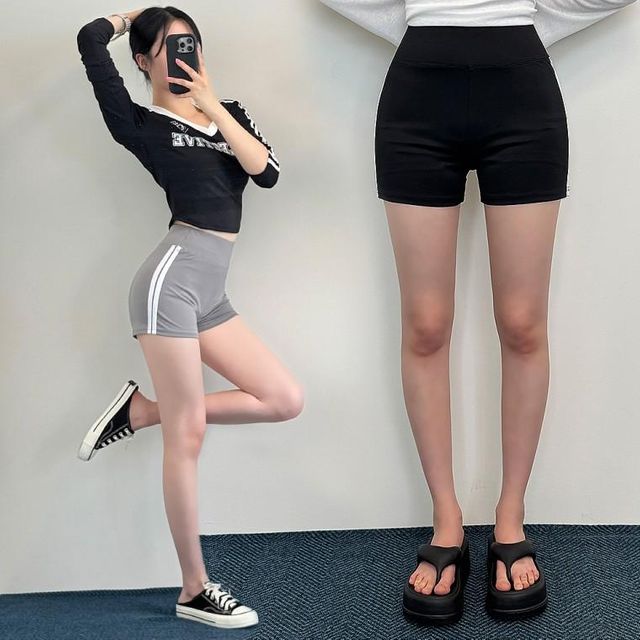 트랙업숏 반바지 운동복 요가 팬츠 2부 필테룩 레깅스