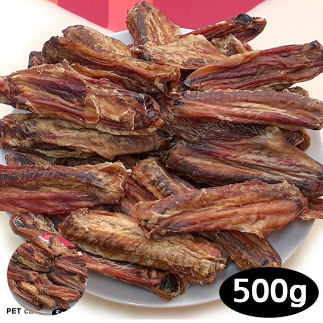 강아지 오리고기 수제간식 오리윙 500g 건강 간식