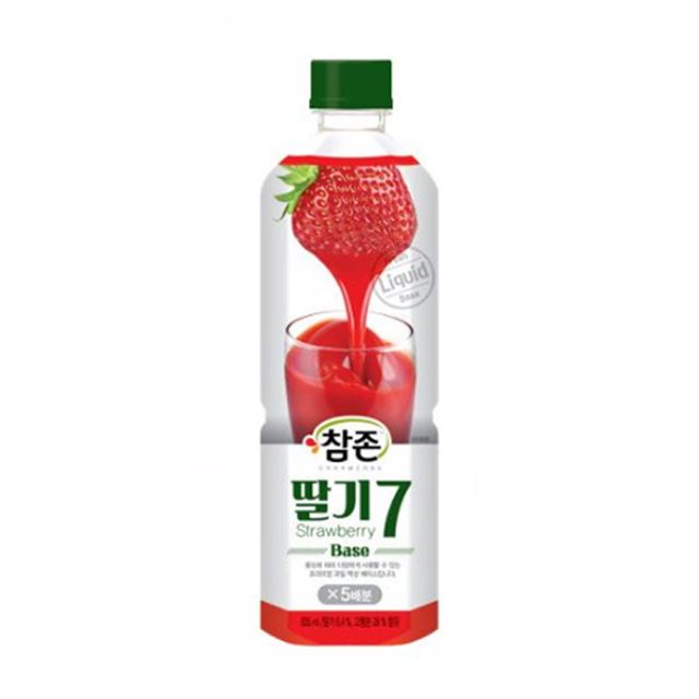 참존식품 음료 베이스 딸기7 퓌레농축액 835ml