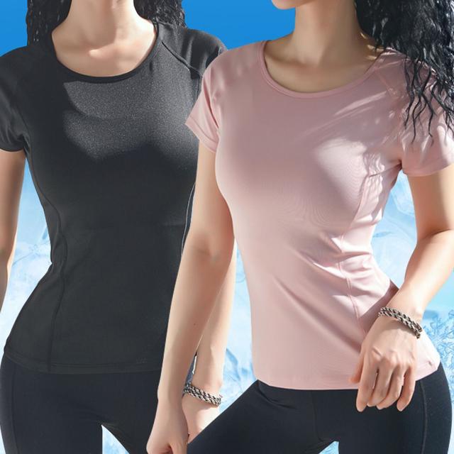 1+1 여성 반팔 트레이닝 티셔츠 러닝 필라테스