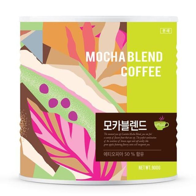 칸타타 원두분쇄모카블랜드 캔 900g