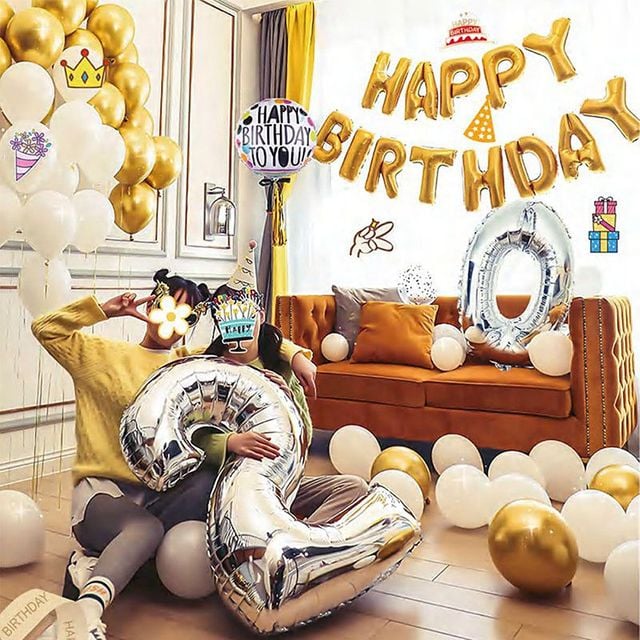 해피조이 은박풍선 축하 이벤트 생일파티 풍선세트