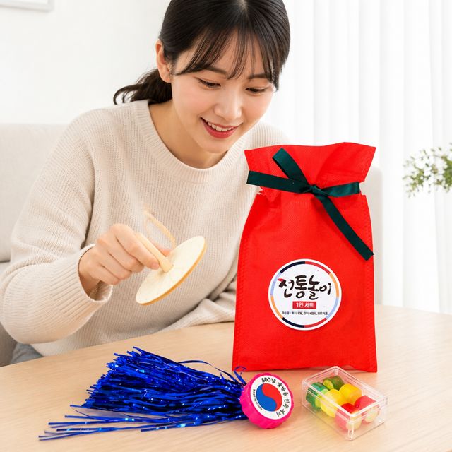 민속놀이 교구 1인용 명절 보드게임 전통놀이 활동