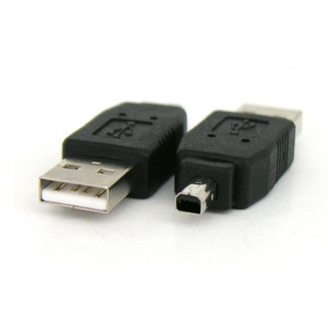 Coms USB 젠더 미니 4핀 USB AM USB Mini 4핀 M