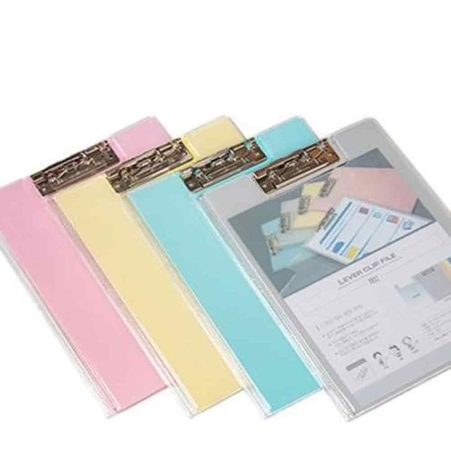 레버화일 A4 노랑 A4메뉴판 문서철 문구사무용품 파일꽂이