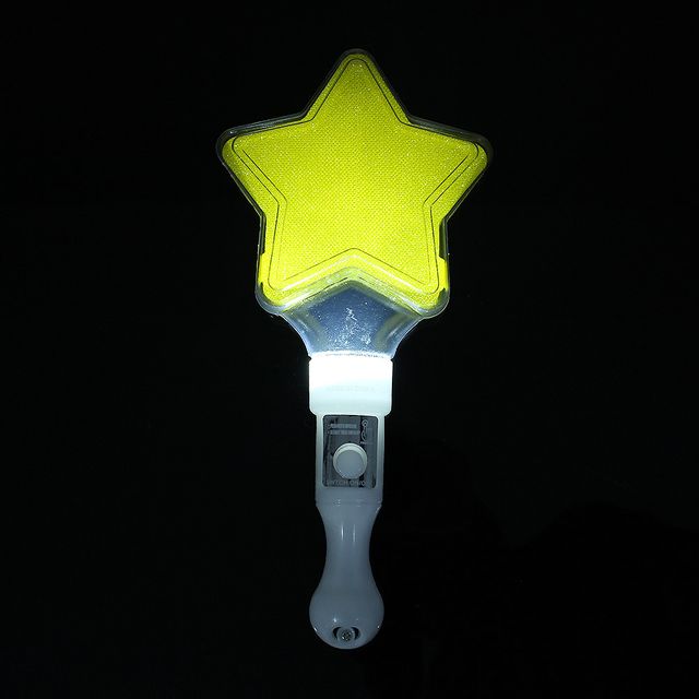 LED 별 야광봉 옐로우 행사 콘서트 공연 응원봉