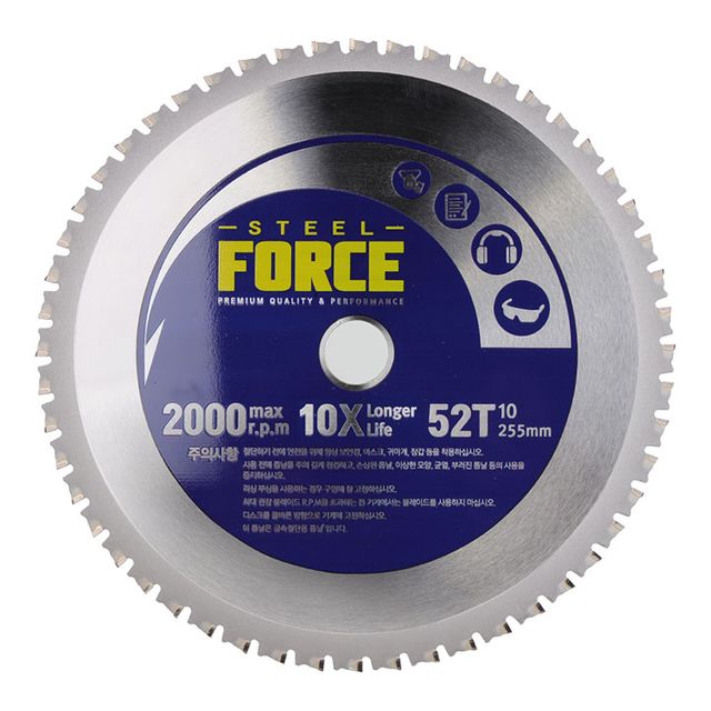 STEELFORCE 금속용 원형톱 날 TH-SC255SB 255mm 2개입