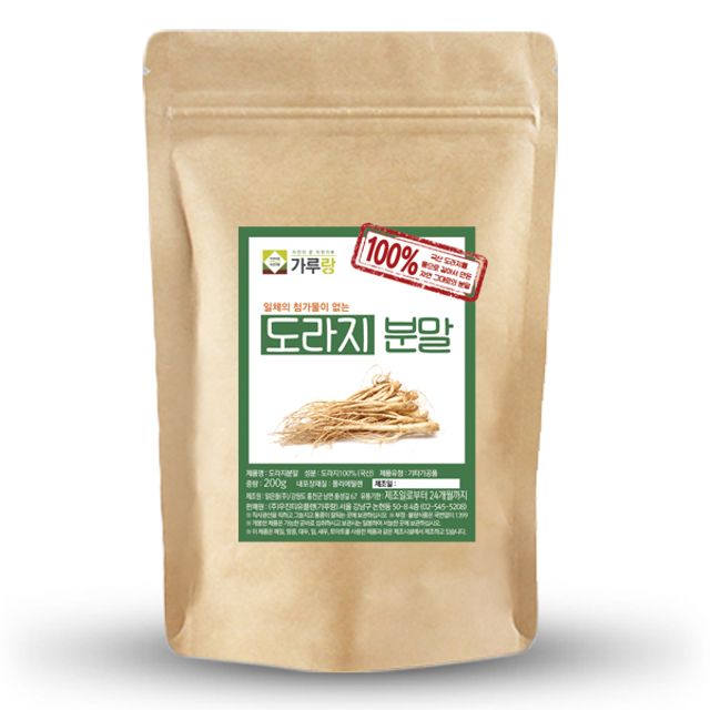 가루랑 순수 국산 도라지분말 선식 200g