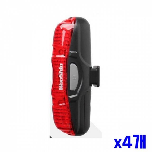 WL 자전거 LED 일자형 후미등 5구 x4개묶음 자전거용품