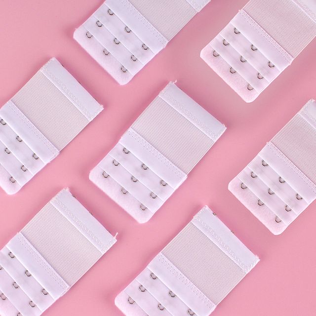 화이트브라연장 브라연장 화이트 후크 3버튼 밴드형