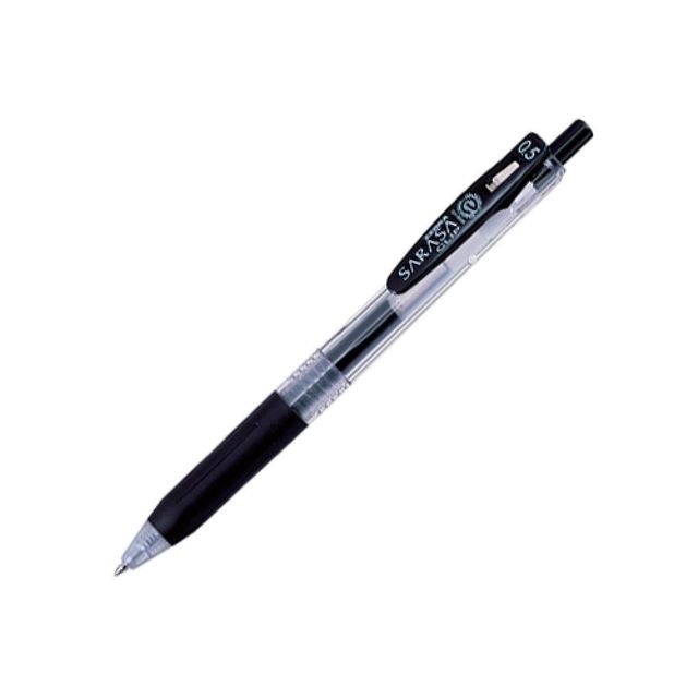 TBZ 제브라 사라사클립펜 0.5mm 흑 다스 10개입