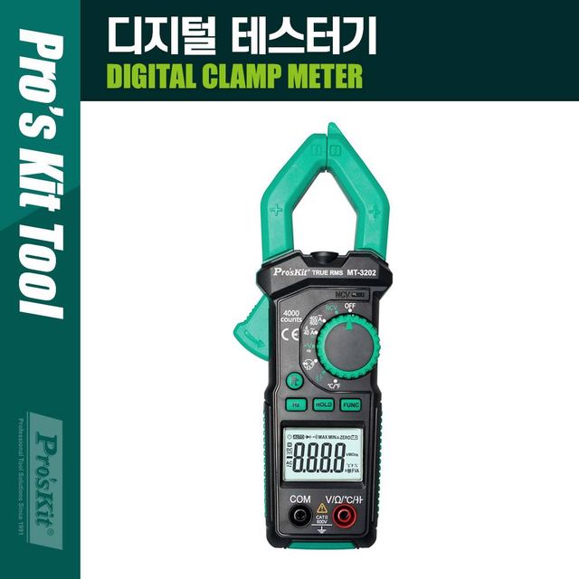 TBZ Coms PROKIT (MT-3202) 디지털 테스터기 RMS ACV ACA 30mm PK565