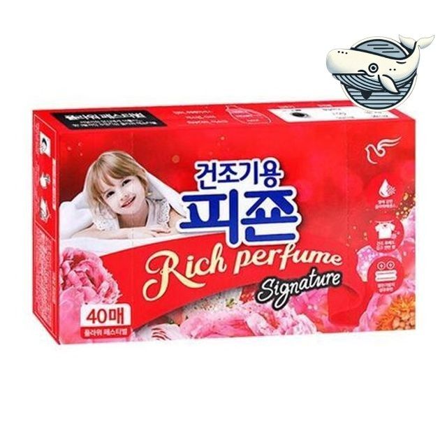 화사한 꽃향기 건조기 섬유유연제 섬세한 시트형