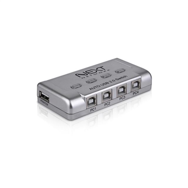 1대4 USB자동선택기 USB2.0 4포트 공유기 USB기기