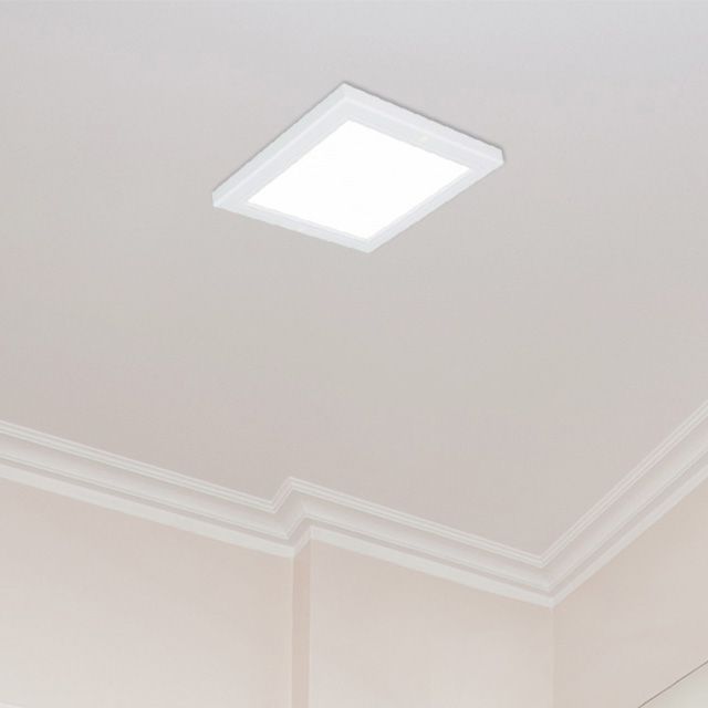 LED 무타공 슬림엣지직부 (사각 220x220) LED20W