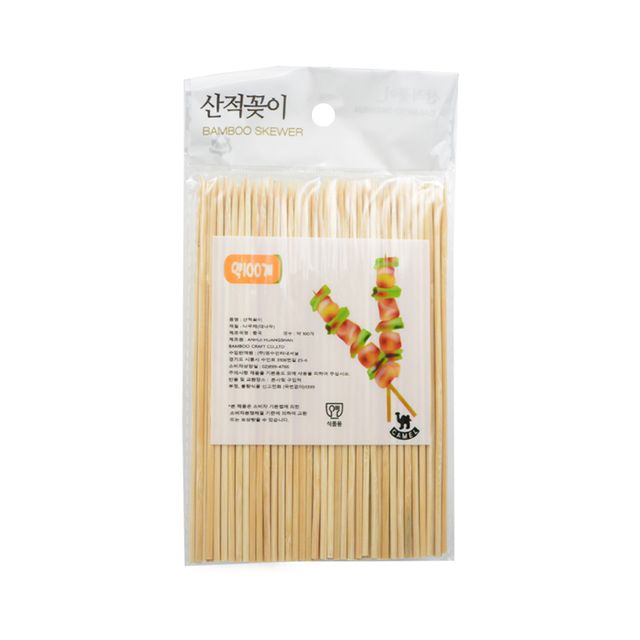 다용도 산적꽂이 중형 15cm 100P 일회용품 꼬치 분식