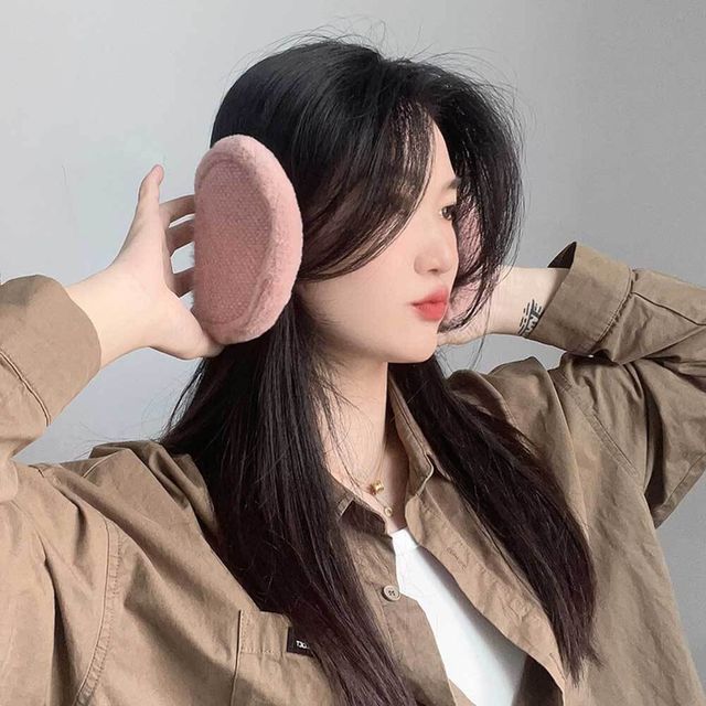 핑크 따숨하루 귀마개 방한 여성 보온 겨울