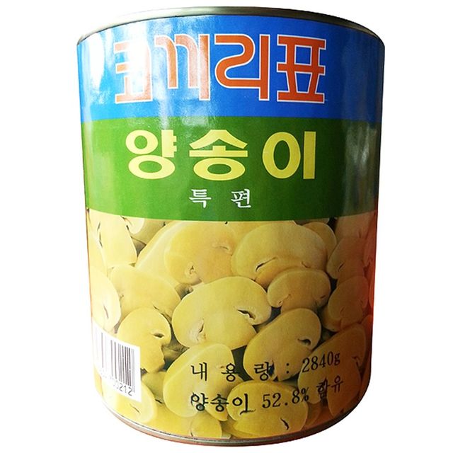 양송이캔(특편 명진 2.8K) 양송이캔 양송이통조림 양