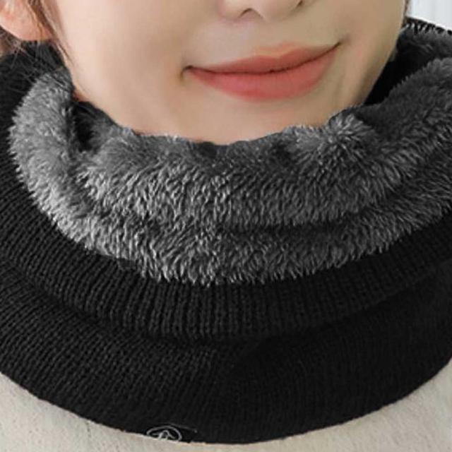 목토시 넥워머 방한 겨울 니트소재 털 기모 보온 포근