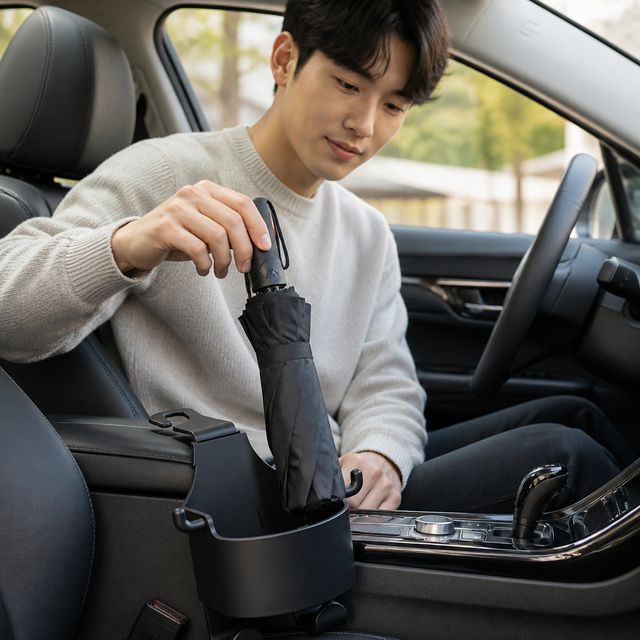 차량용 컵홀더 우산꽂이 가방 거치대 자동차 실내 정리 용품