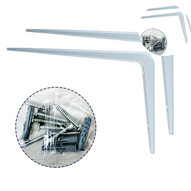 벽선반브라켓 인테리어벽선반 선반브라켓 소 2P 80 x 120mm