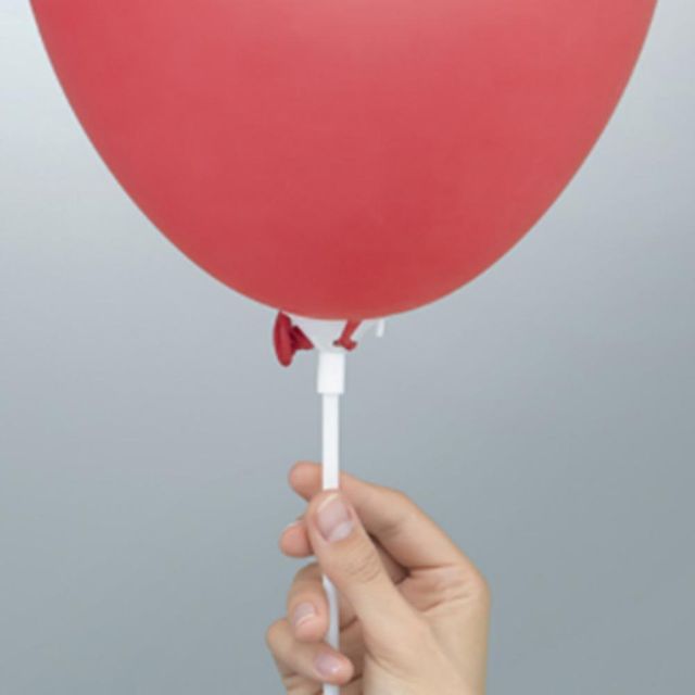 풍선컵 풍선스틱 10개입 33cm 풍선거치대 풍선장식 풍선기둥