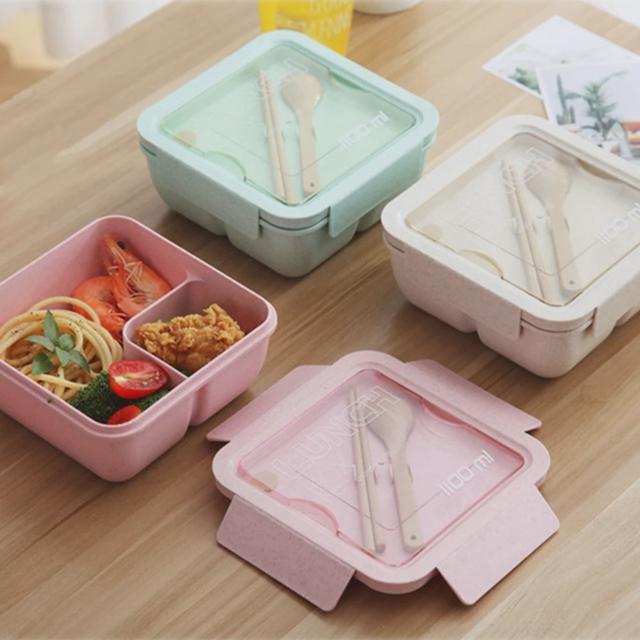 직장인 도시락 통 밀프랩 런치박스 정사각 1100ml