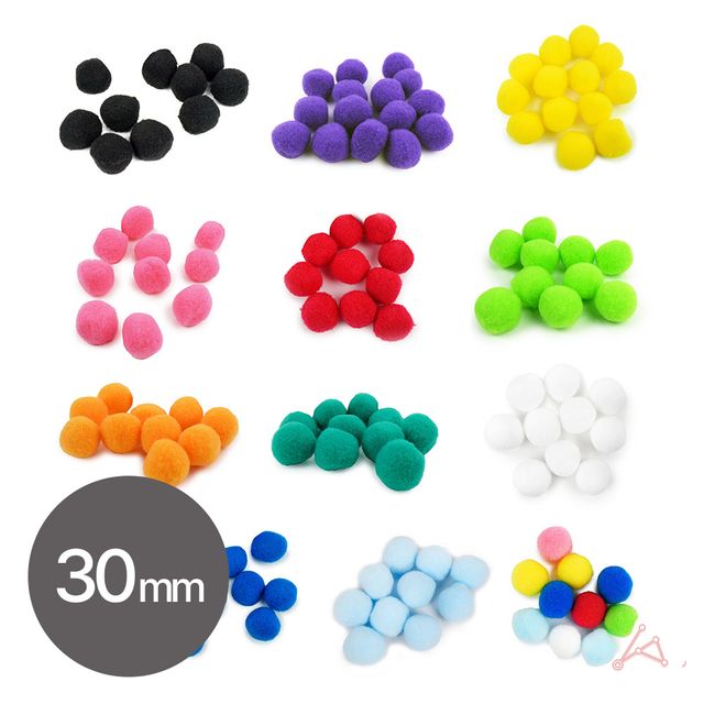 뿅뿅이 30mm 폰케이스 꾸미기 재료 DIY 키트