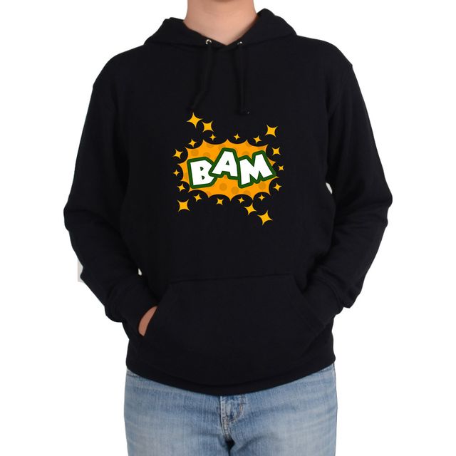 기모후드티 bam 말풍선 반짝반짝그림 전색상 사이즈