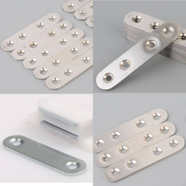 라운드 평철 10P 가구조립 연결철물 가구DIY