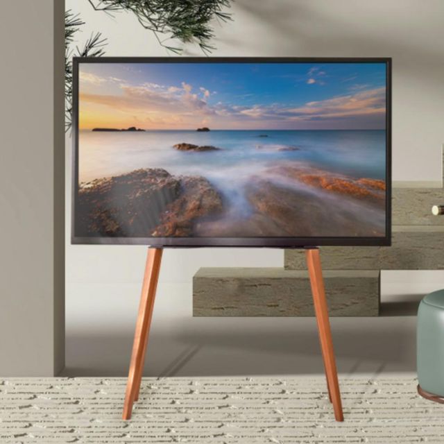 벽면 밀착형 티비 거치대 TV 스탠드 받침대 홀더