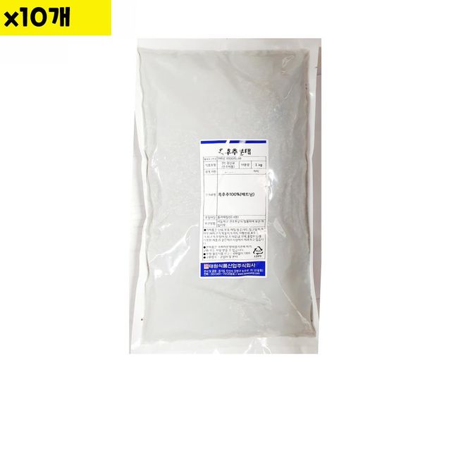 식자재 식재료 도매 흑후추분태 태원 1Kg x10개