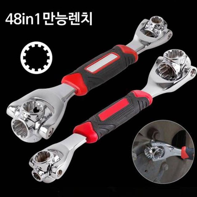 TBZ 48in1 스핀헤드 만능렌치 휴대용 다용도 멀티렌치