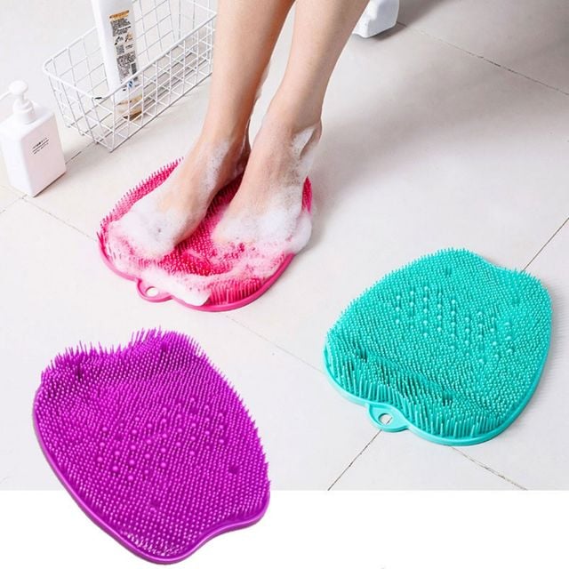 풋케어 흡착식 각질제거 지압돌기 마사지 발브러쉬