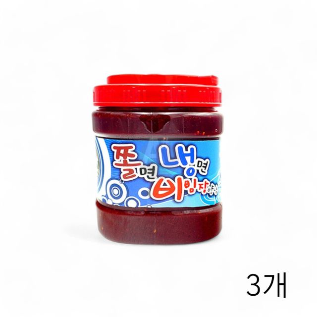 WL 예그린 쫄면 냉면 비빔장 양념장 2Kg X 3개 식당 음식점 대용량 업소용식재료 비빔국수