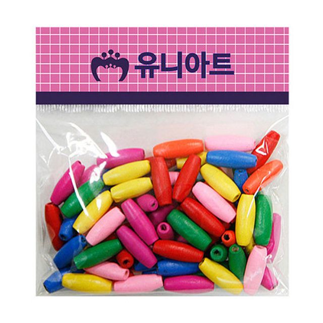 유니아트 모양 비즈 3번 미술 공예 공작 팬시 재료