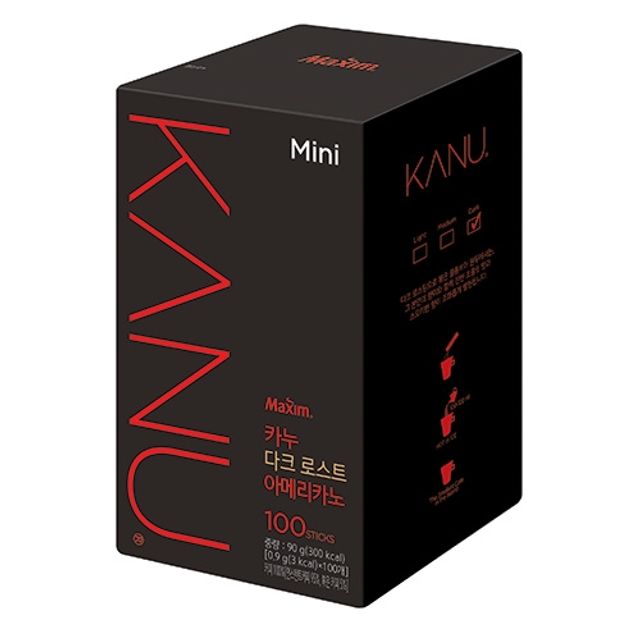 동서)맥심카누 미니 다크로스트 아메리카노 100T