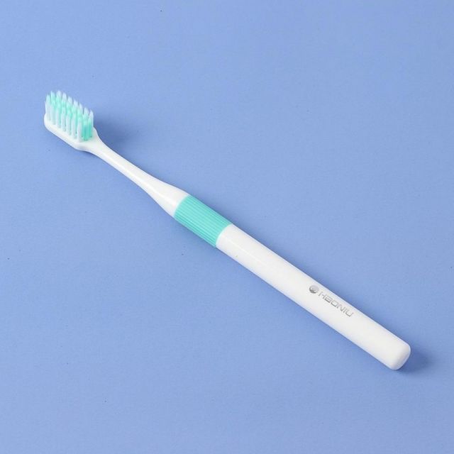 휴대용 미니 칫솔 그린 여행용 5개입