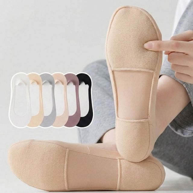 여성용 쿠션 양말 보트 스펀지 에어 쿠션 충격 흡수