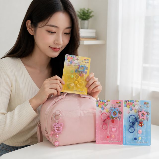 가방 꾸미기 DIY 만들기 블링블링 토핑 1P 아기자기 가방참 열쇠고리 소품