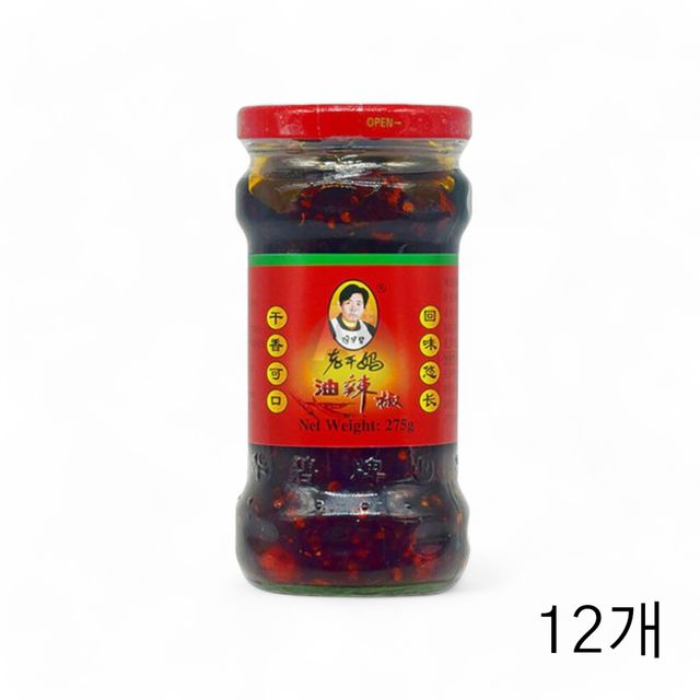 대화엠피 고추맛기름 275g X 12개 고추씨기름 중식