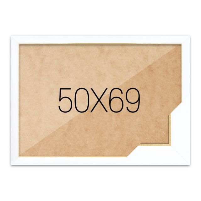 퍼즐액자 50x69 고급형 슬림 엣지화이트
