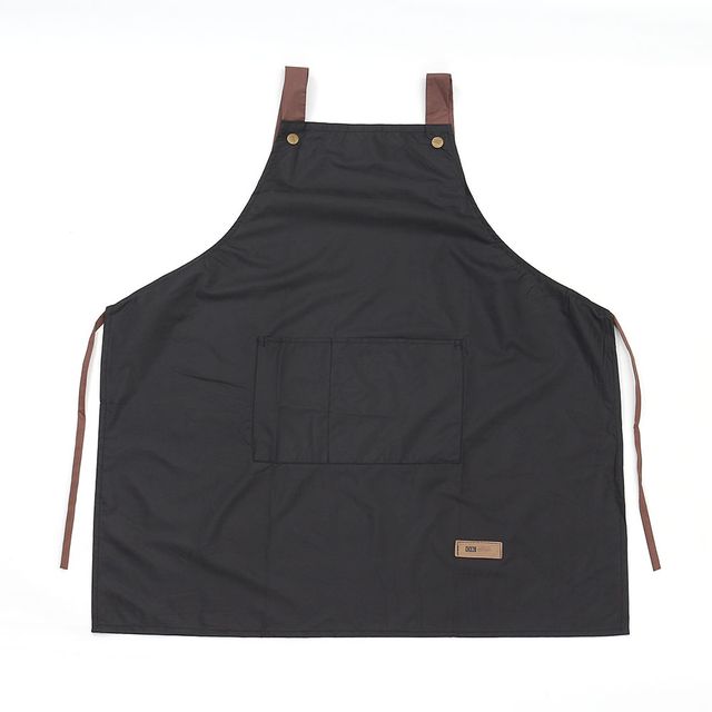 공방 캔버스 앞치마 브라운 식당 네일샵 꽃집 포켓