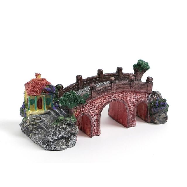 수족관 성벽 장식 인테리어 13x11x5.5cm