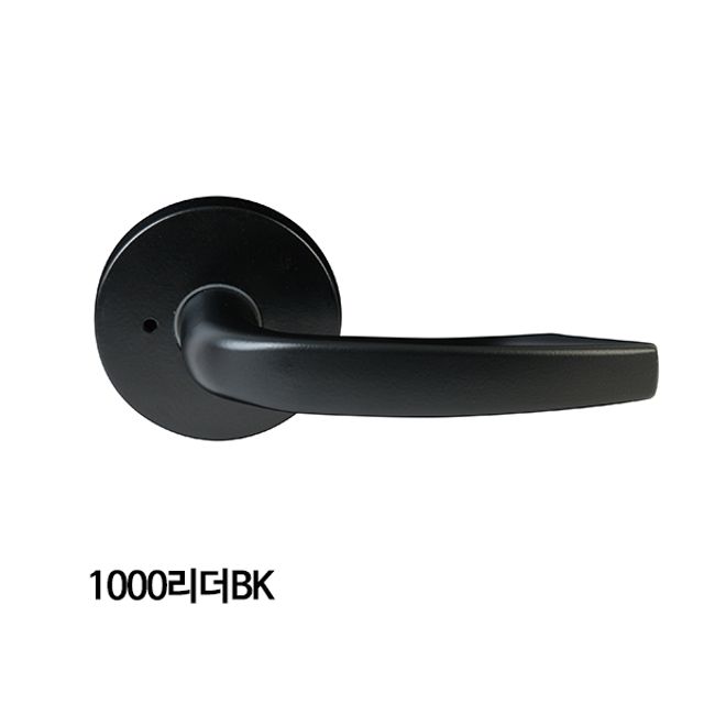 정화테크 도어록 목문레버욕실용 1000리더BK