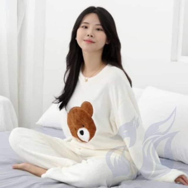 극세사 수면 잠옷 겨울홈웨어 따뜻한잠옷 겨울여자잠
