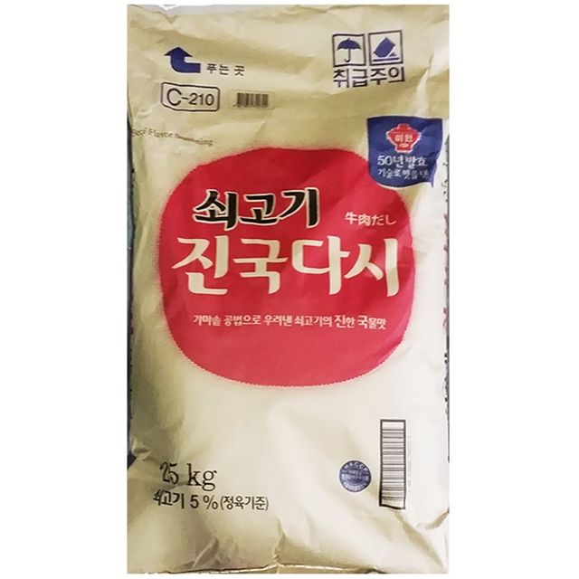 진국다시(대상 25K) 다시다 쇠고기다시다 포대 조미료